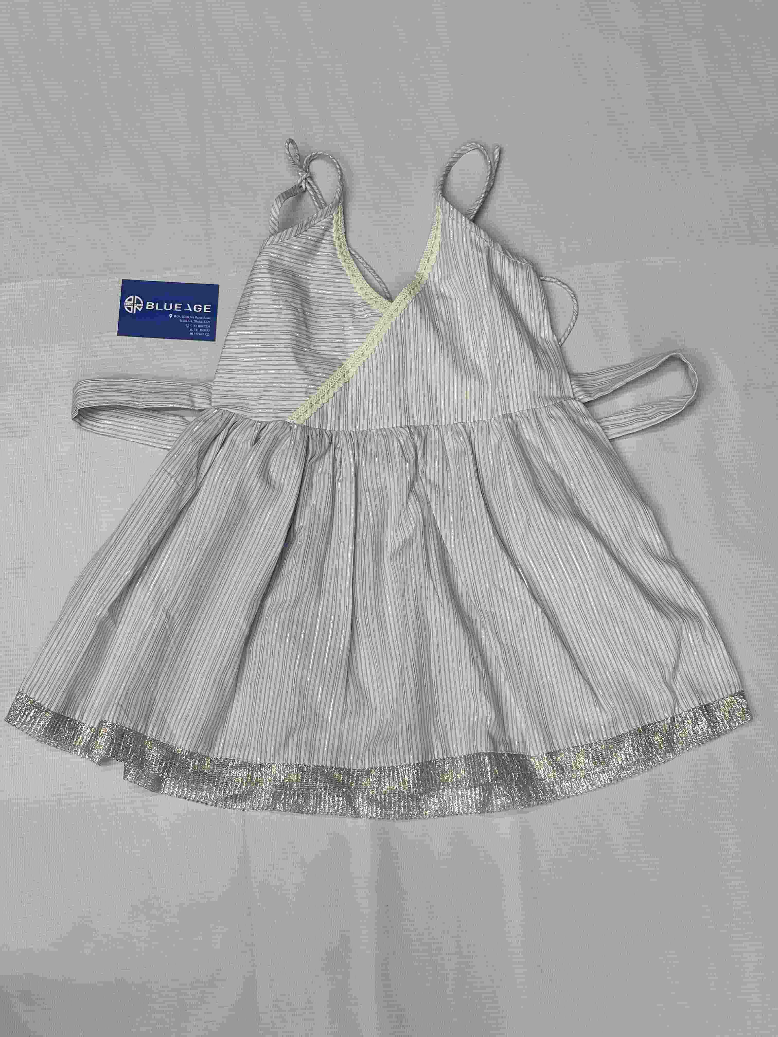 baby frock with stripes