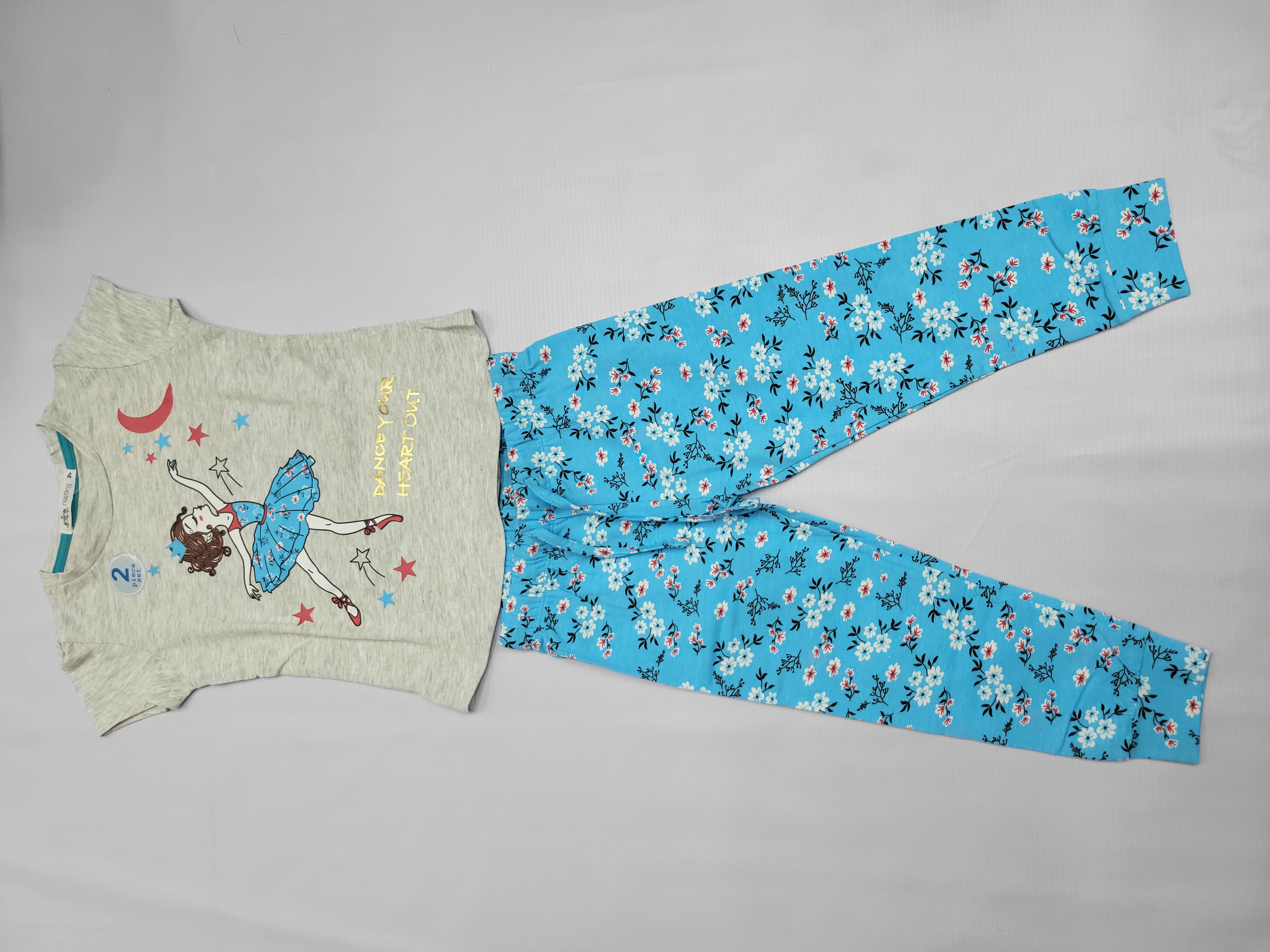 Baby Girl printed T - Shirt  with pant