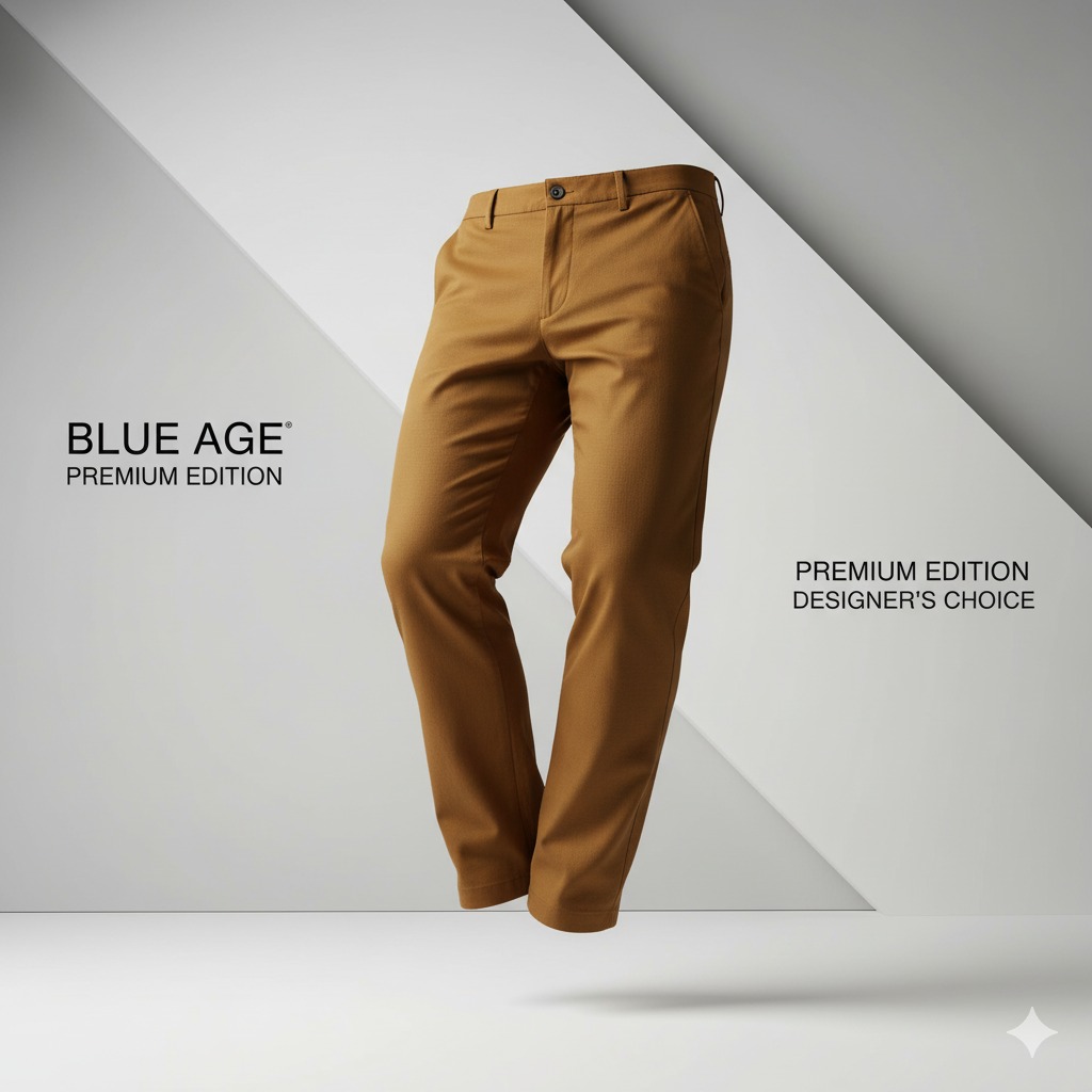 Mens Classic Straight Fit Stretch Chino Pants